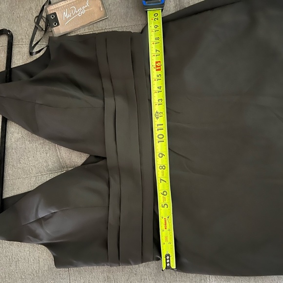 NWT Mac Duggal V-Neck A-Line Gown SZ 14 (no bow) - Picture 11 of 12